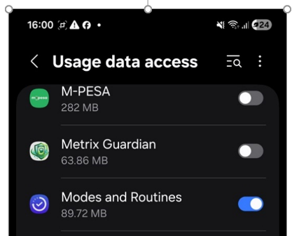 Dashboard with permissions alert